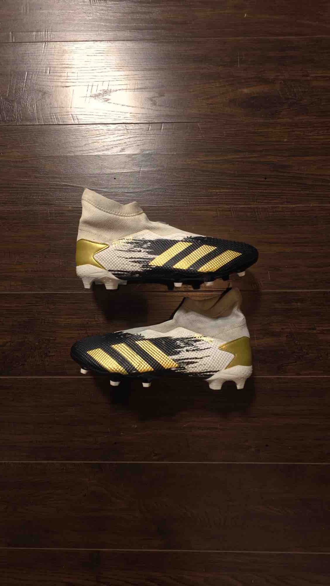 adidas Predator Mutator 20.1 SG Cloud White Gold Metallic Core Black [USED] - 11 M