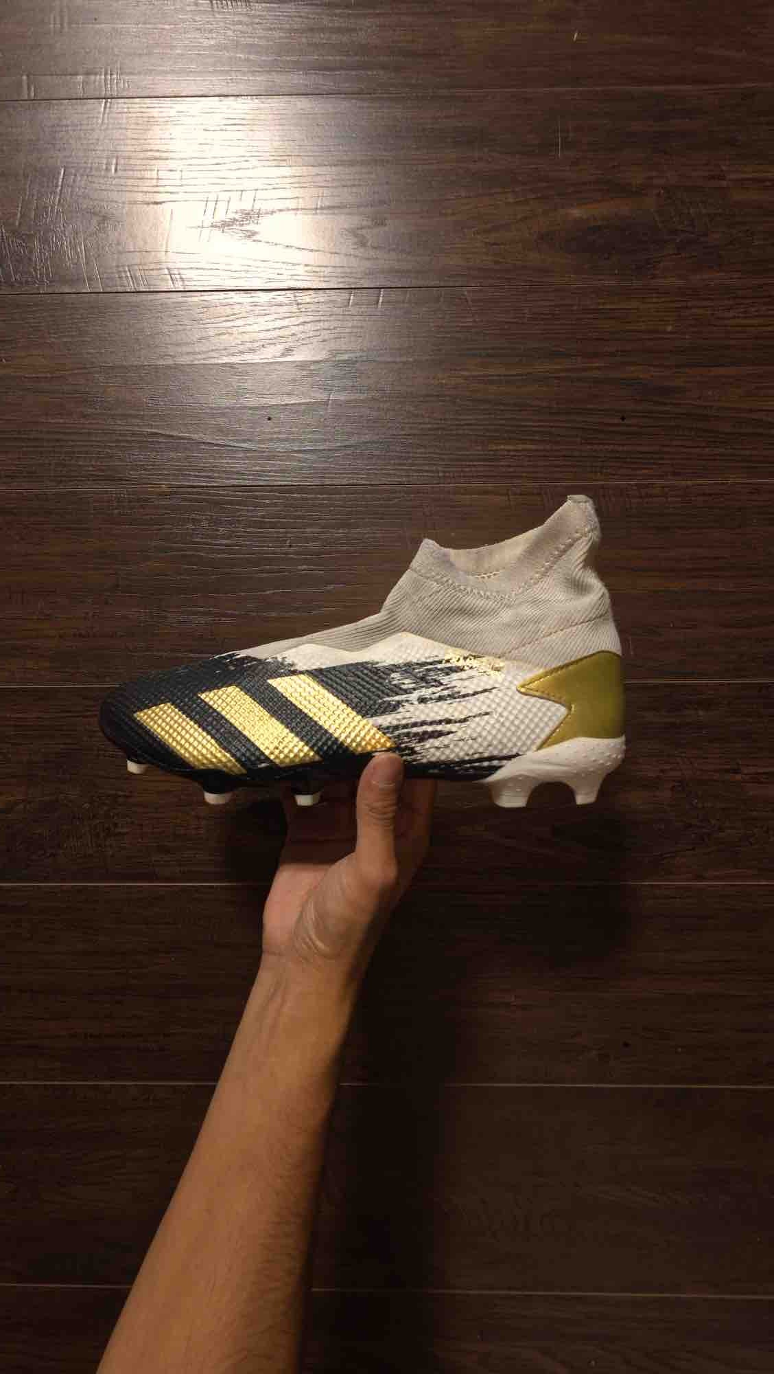 adidas Predator Mutator 20.1 SG Cloud White Gold Metallic Core Black [USED] - 11 M