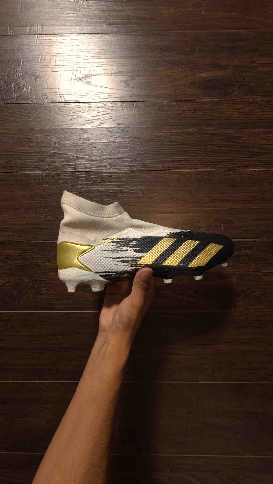 adidas Predator Mutator 20.1 SG Cloud White Gold Metallic Core Black [USED] - 11 M