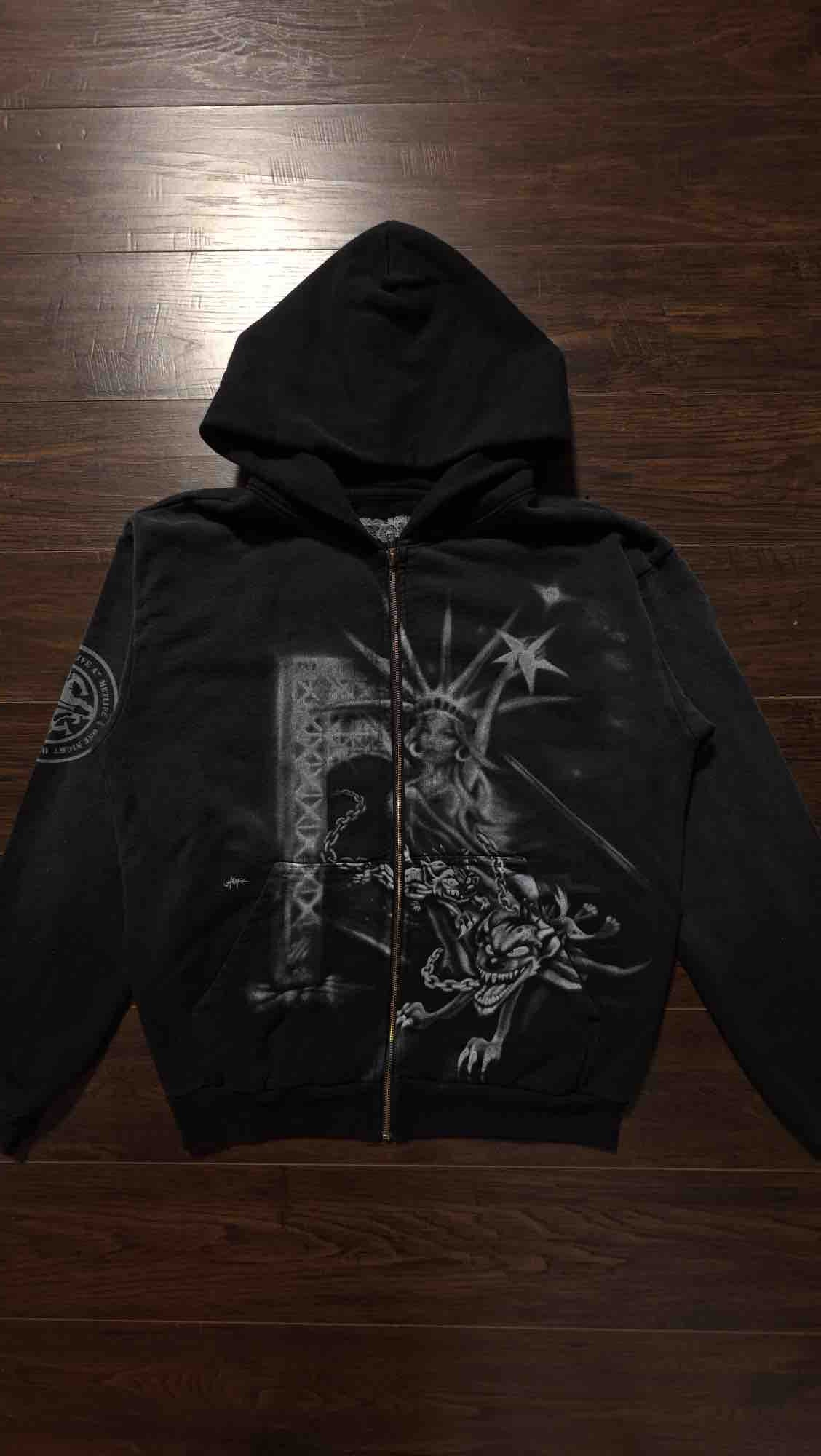 Travis Scott MetLife Zip Up Merch (Utopia) Black [NEW] - M