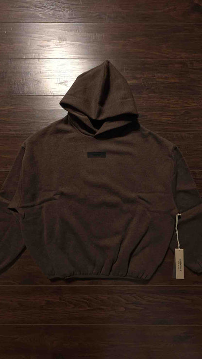 Fear of God Essentials Core Collection Hoodie Heather Wood [NEW] - Xs
