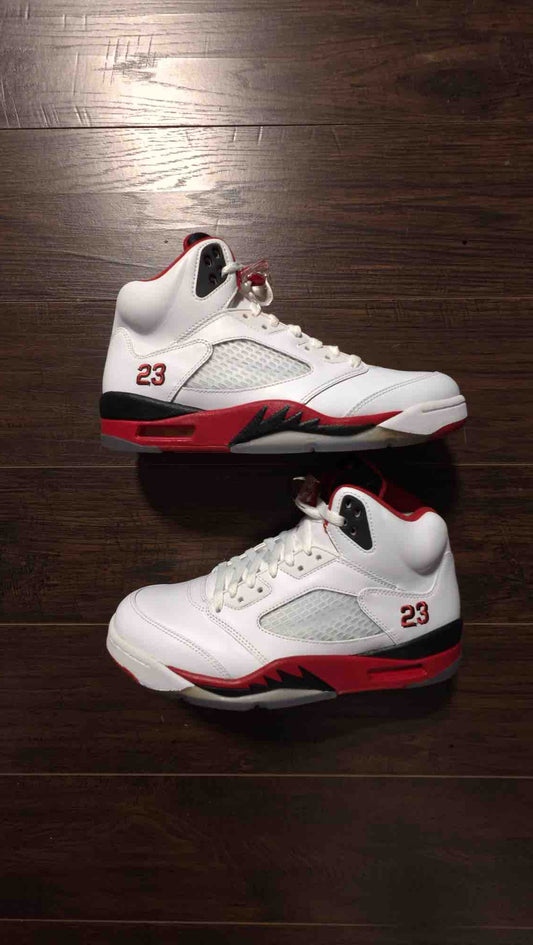Jordan 5 Retro Fire Red Black Tongue (2013) [NEW] - 9.5 M