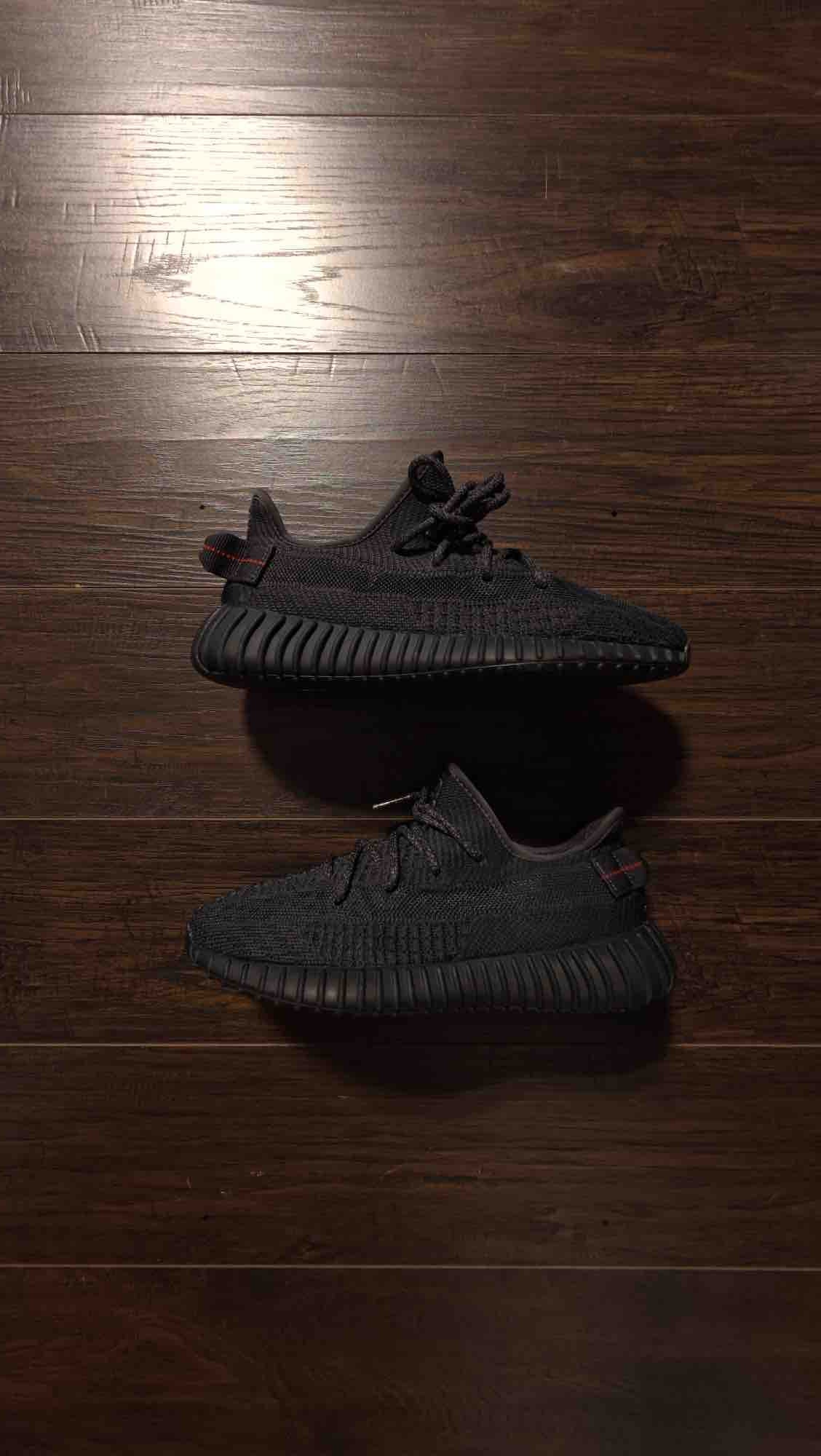 adidas Yeezy Boost 350 V2 Black (Non-Reflective) [USED] - 6.5 Y