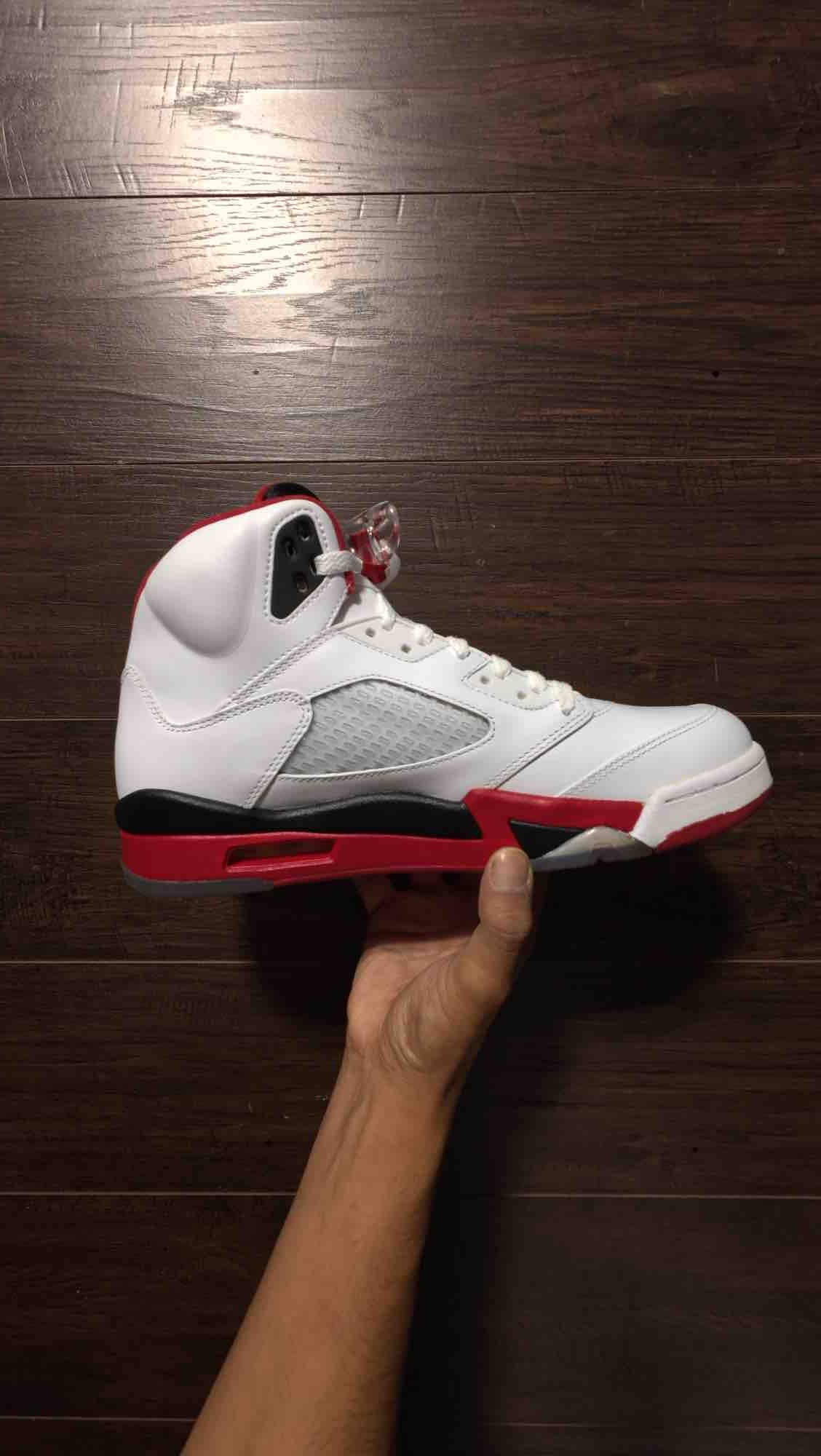 Jordan 5 Retro Fire Red Black Tongue (2013) [NEW] - 9.5 M