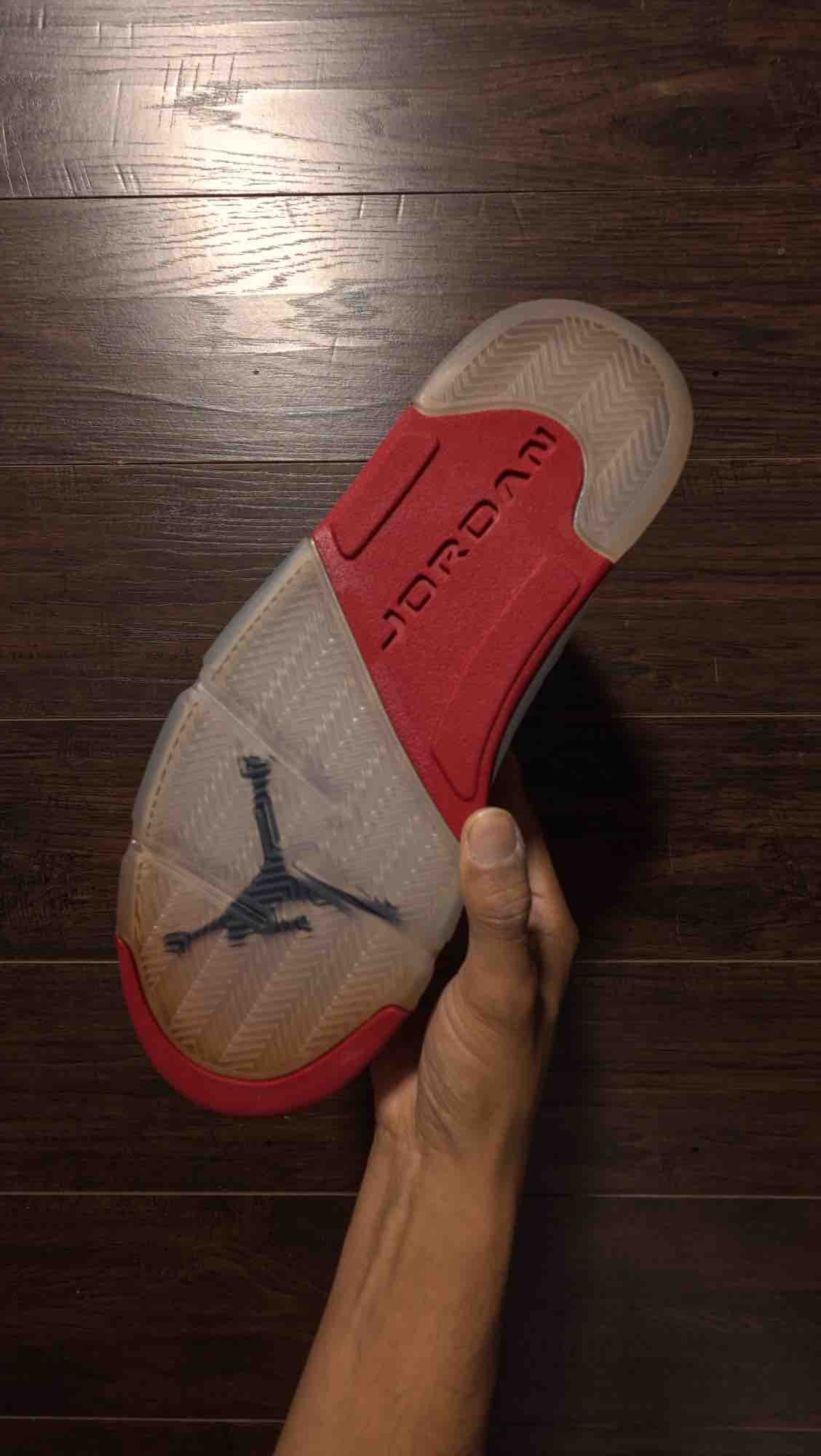 Jordan 5 Retro Fire Red Black Tongue (2013) [NEW] - 9.5 M