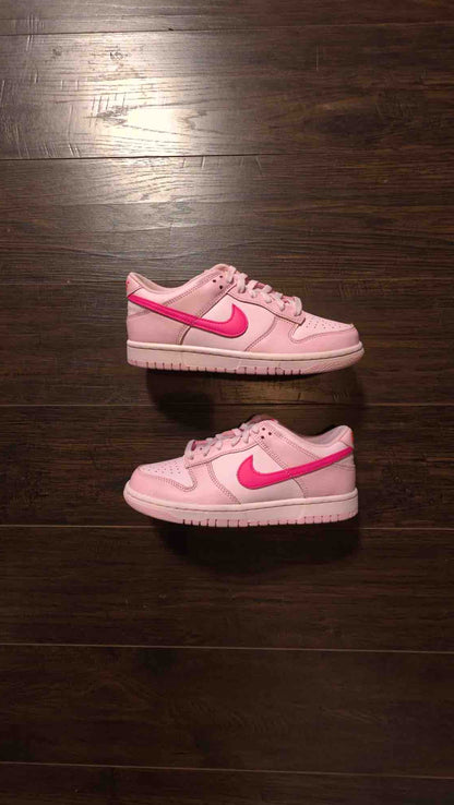 Nike Dunk Low Triple Pink (GS) [NEW] -  4.5Y/5Y