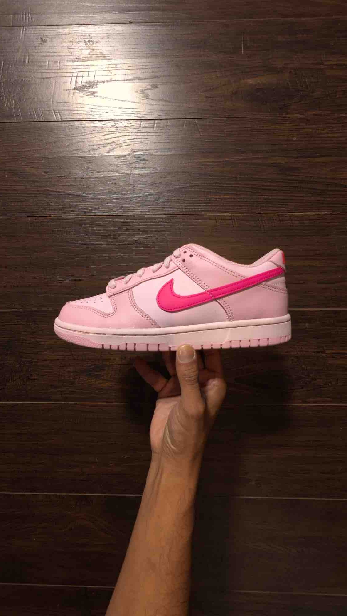 Nike Dunk Low Triple Pink (GS) [NEW] -  4.5Y/5Y