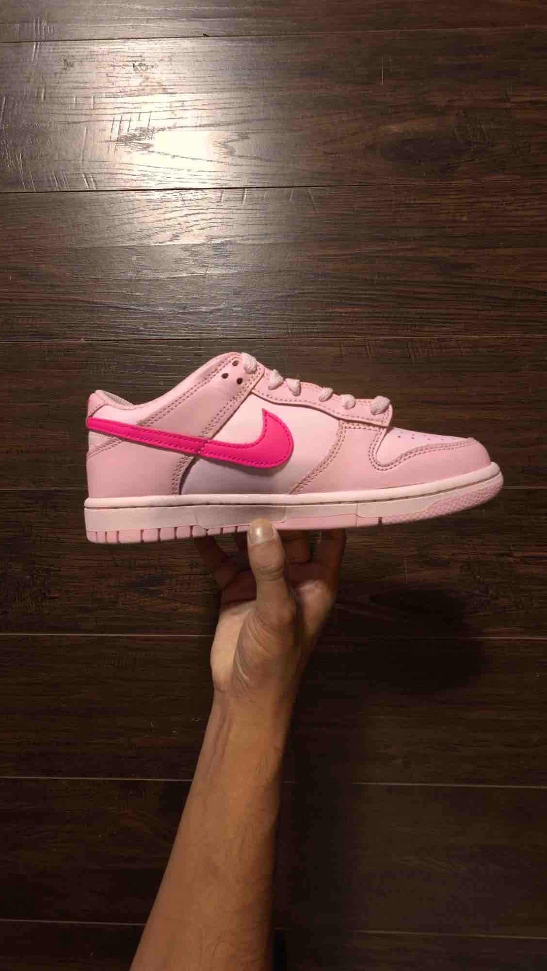 Nike Dunk Low Triple Pink (GS) [NEW] -  4.5Y/5Y